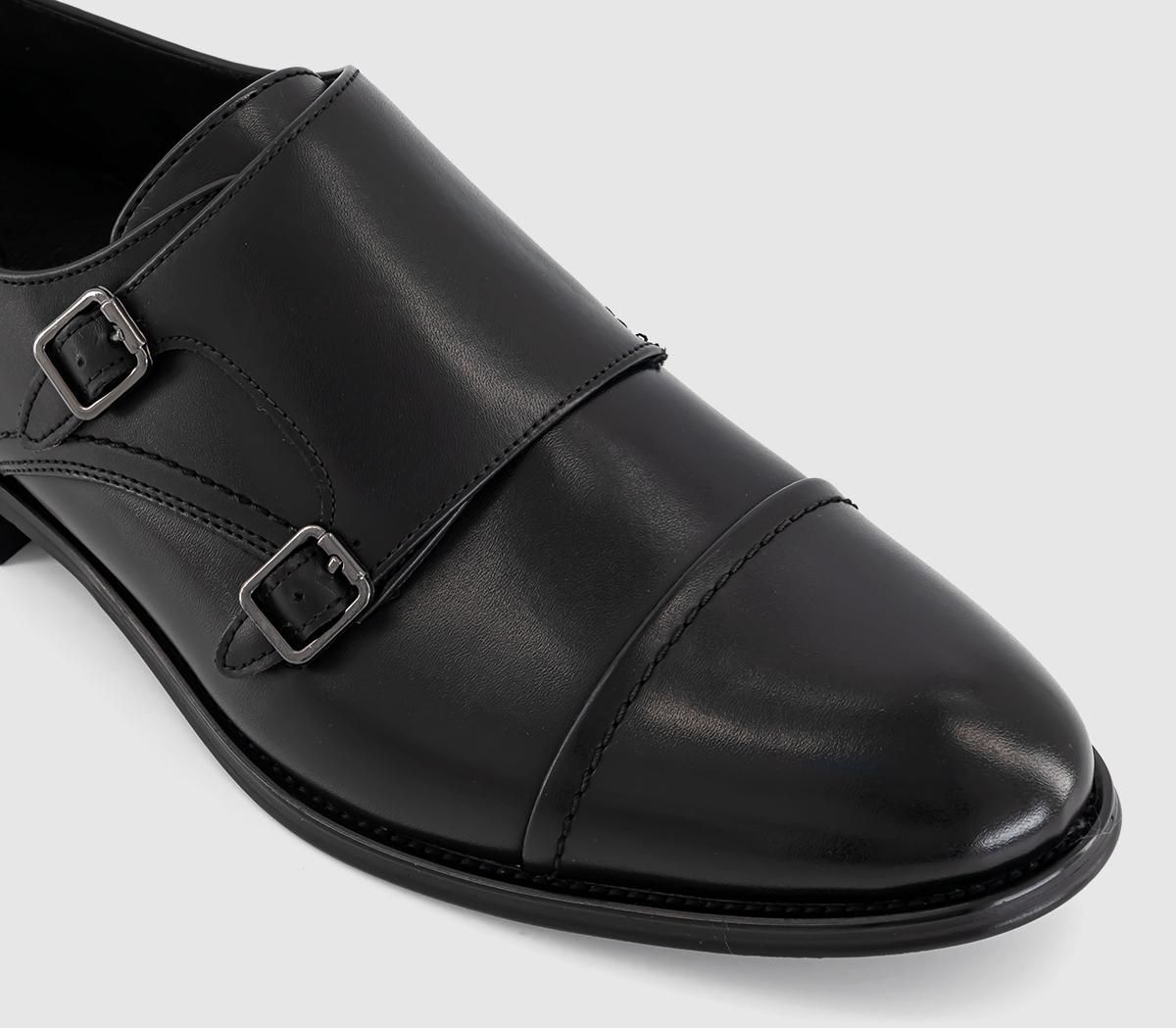 OFFICEMilbourne 2 Double Monk Strap Shoes OFFICEMilbourne 2 Double Monk Strap ShoesBlack