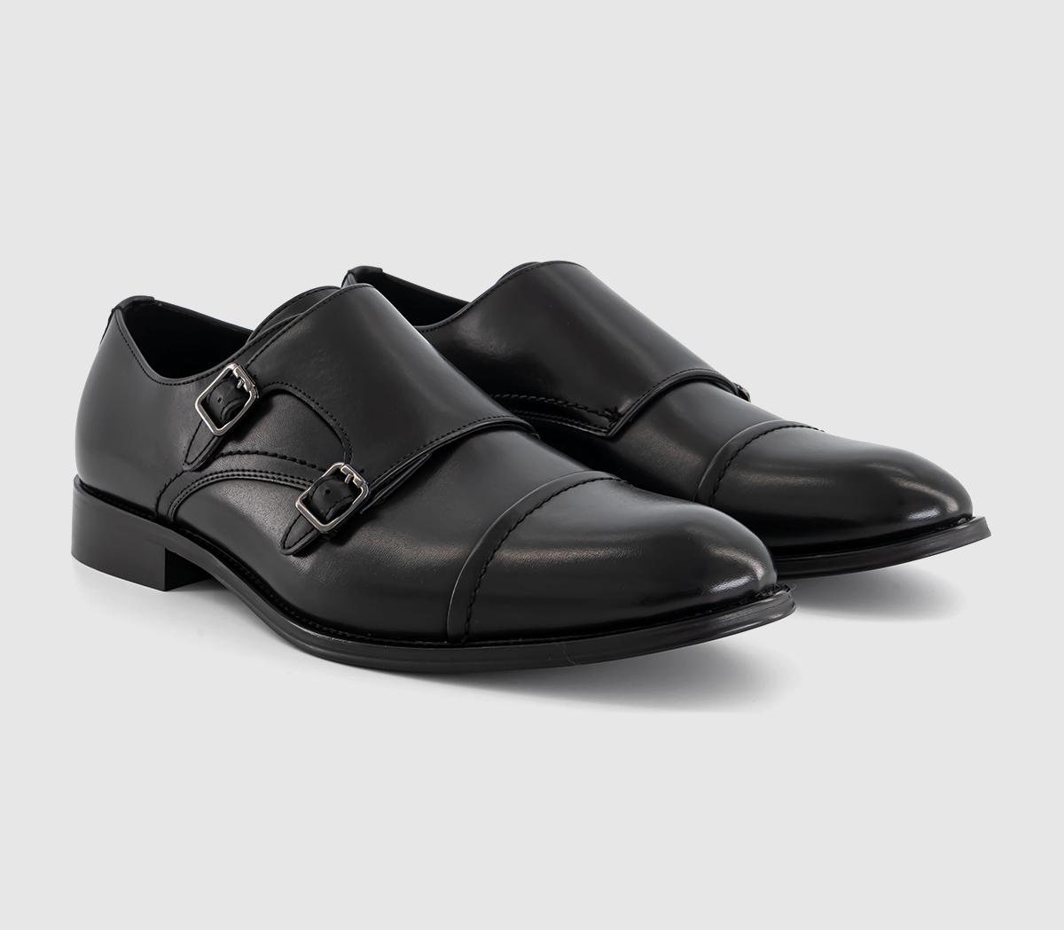 OFFICEMilbourne 2 Double Monk Strap Shoes OFFICEMilbourne 2 Double Monk Strap ShoesBlack