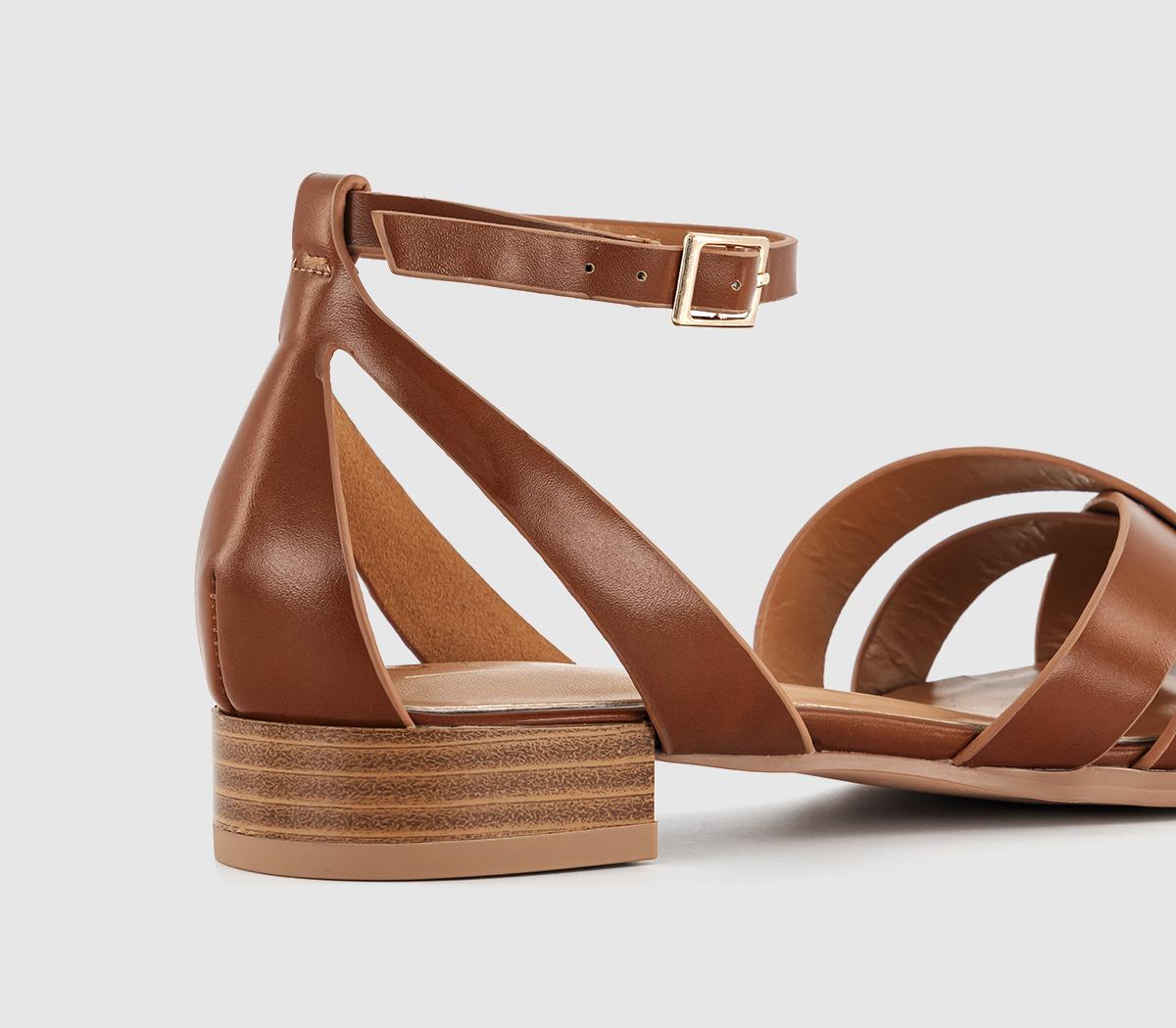 OFFICEStarstruck Two Part Woven Sandals OFFICEStarstruck Two Part Woven SandalsTan