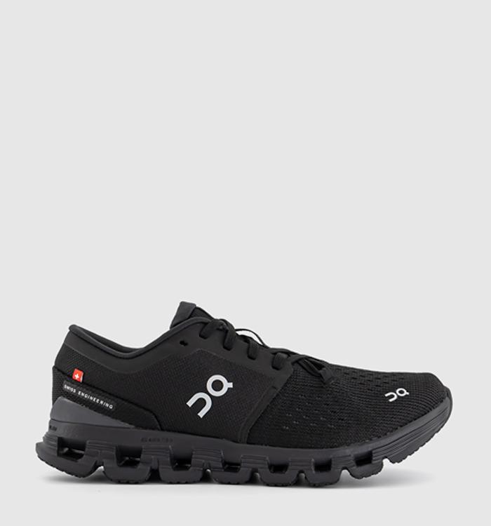 ON Cloud X 4 Trainers Black Eclipse F