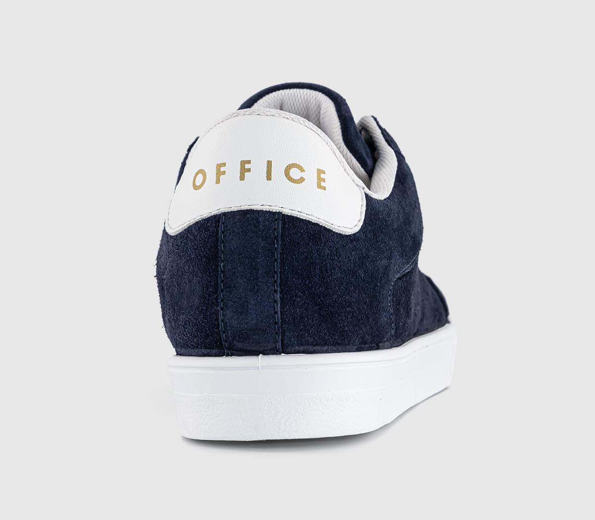 OFFICEFaithful Lace Up Trainers OFFICEFaithful Lace Up TrainersNavy Suede