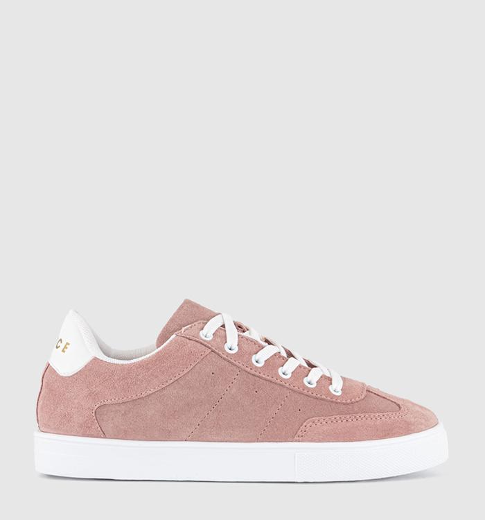 OFFICE Faithful Lace Up Trainers Pink