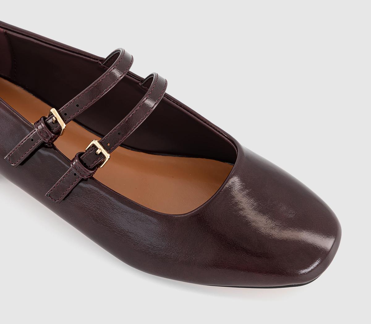 OFFICEFrances Two Strap Mary JanesBurgundy