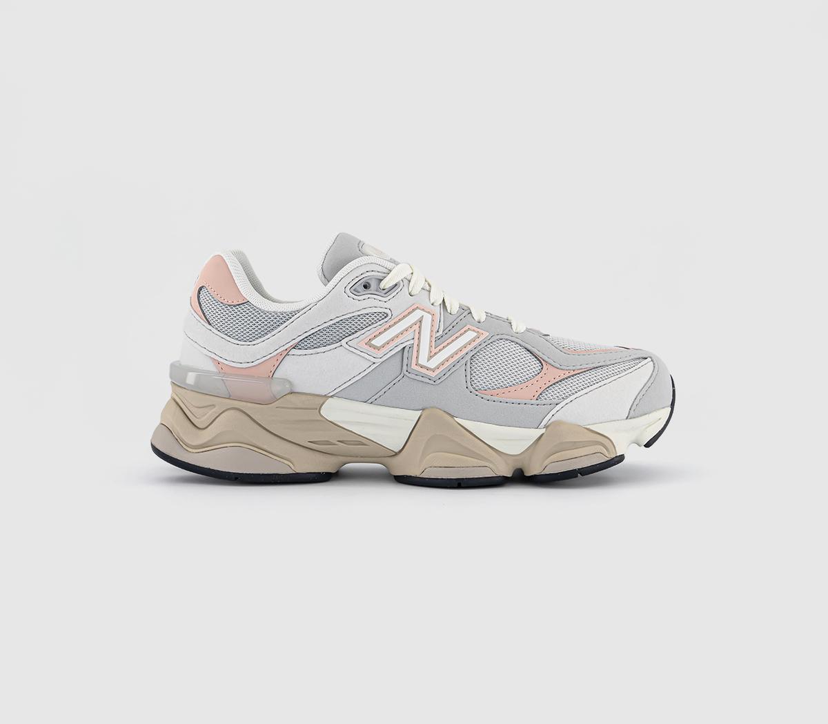 New balance grey and pink trainers hotsell