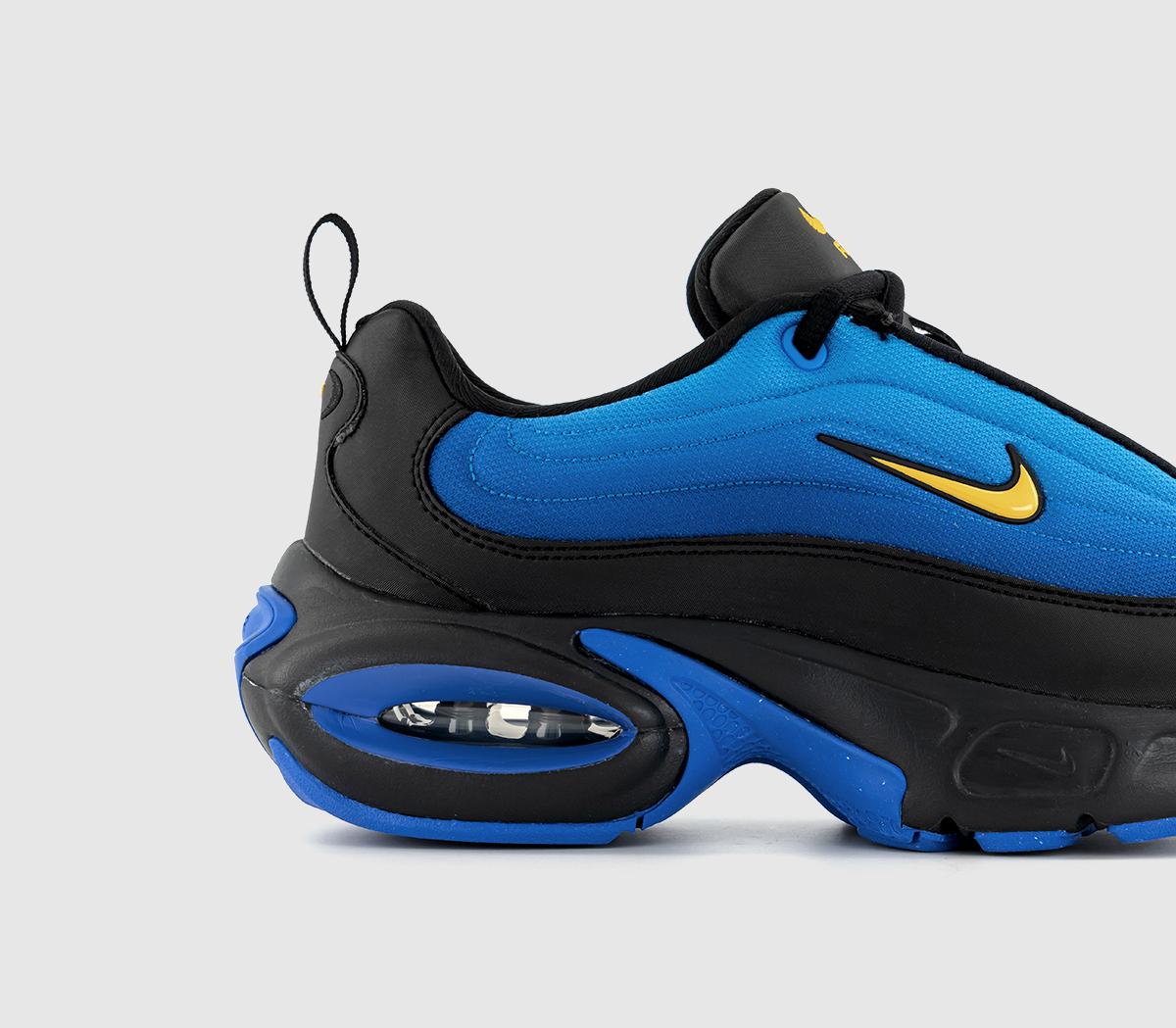 NikeNike Air Max Portal Trainers W NikeNike Air Max Portal Trainers WBlack Racer Blue University Gold