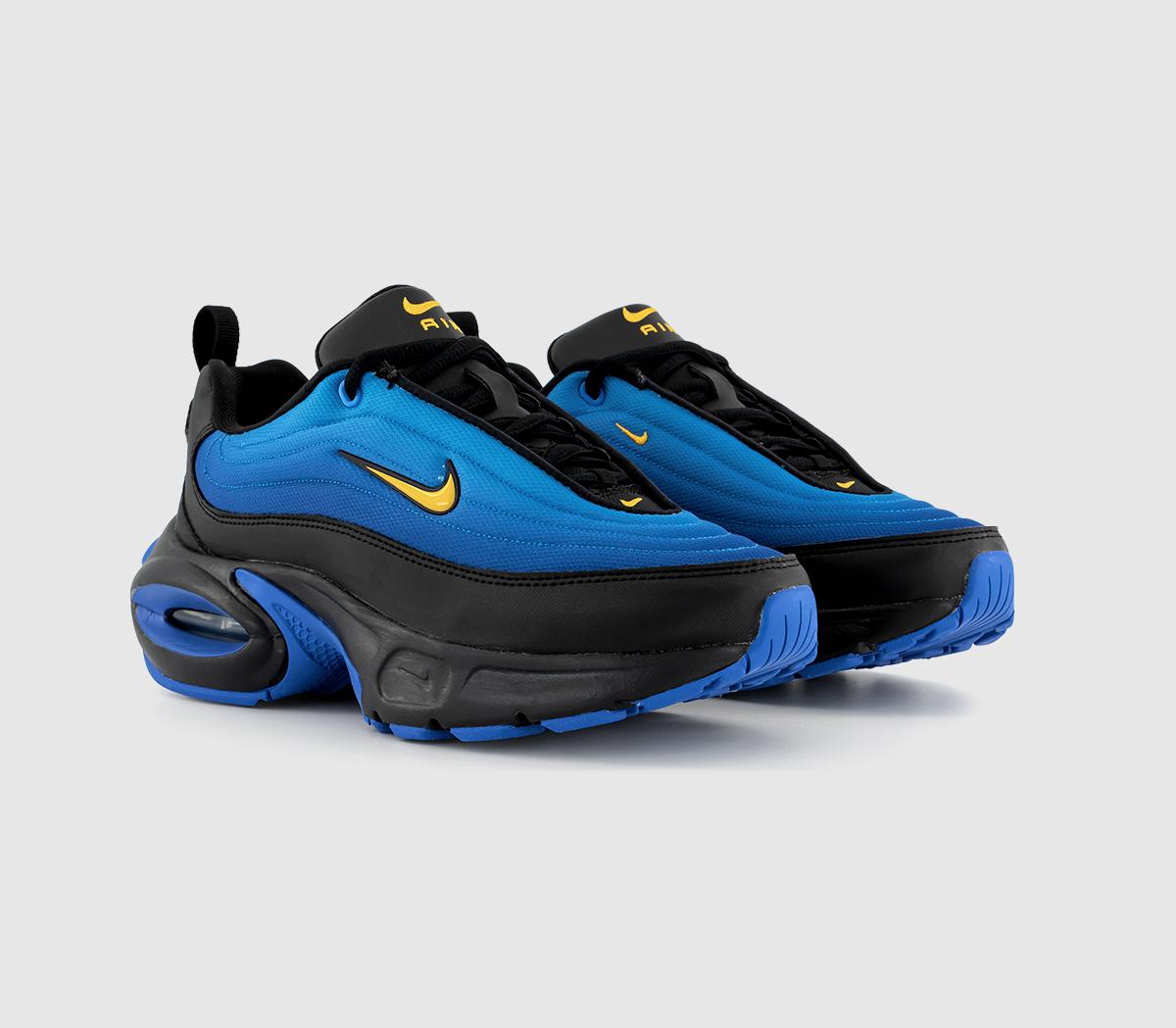 NikeNike Air Max Portal Trainers W NikeNike Air Max Portal Trainers WBlack Racer Blue University Gold