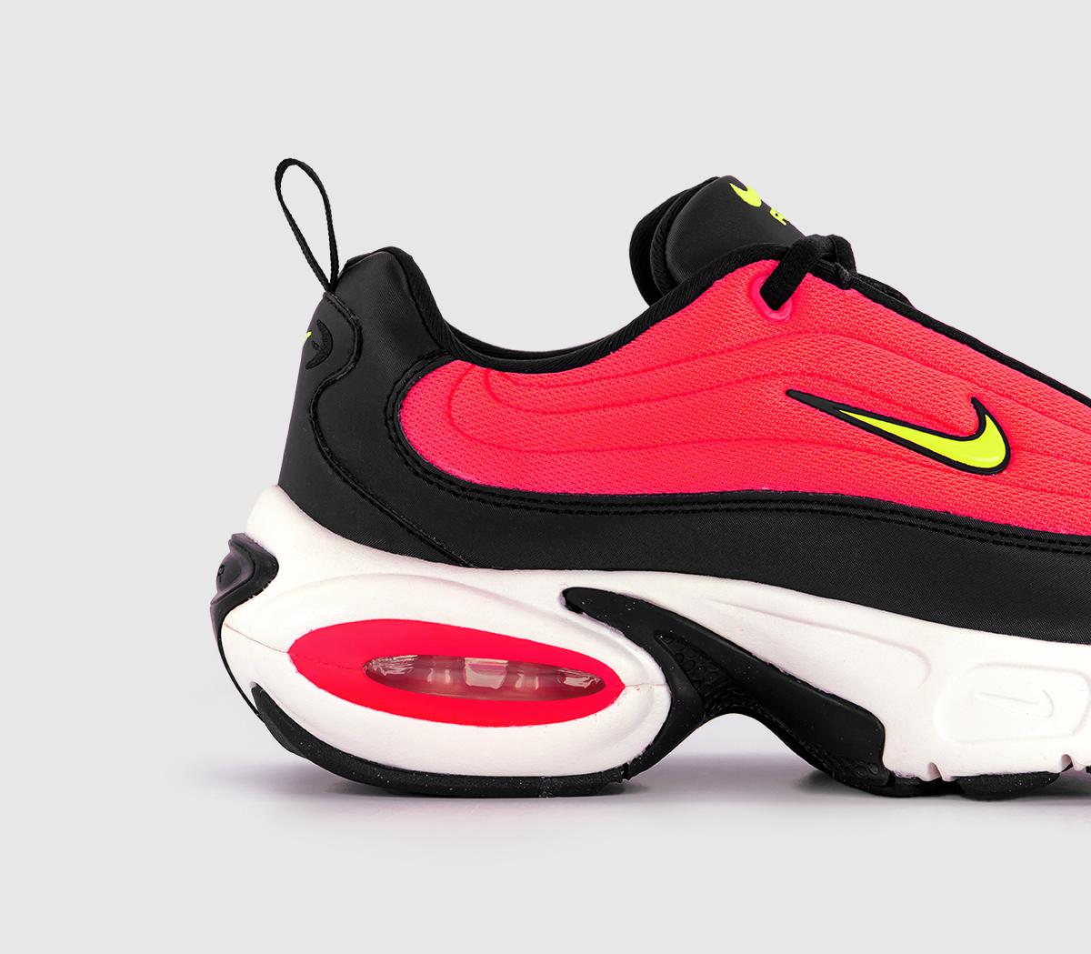 NikeNike Air Max Portal Trainers W NikeNike Air Max Portal Trainers WBlack Volt Hot Punch Sail