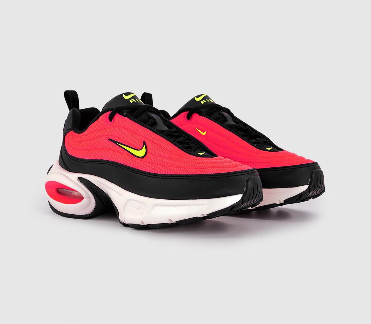 NikeNike Air Max Portal Trainers W NikeNike Air Max Portal Trainers WBlack Volt Hot Punch Sail