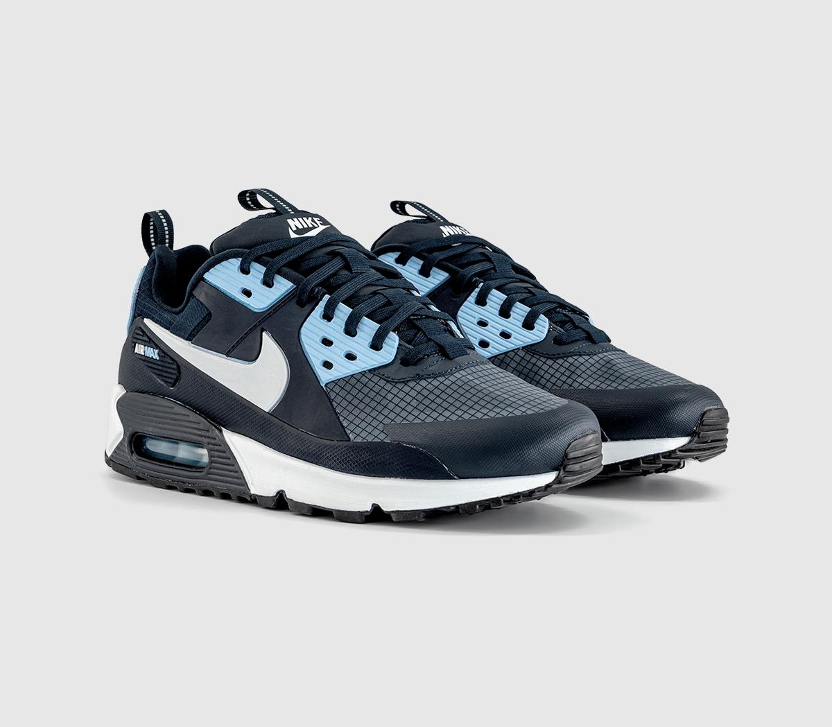 NikeAir Max 90 Drift TrainersDark Obsidian White Psychic Blue