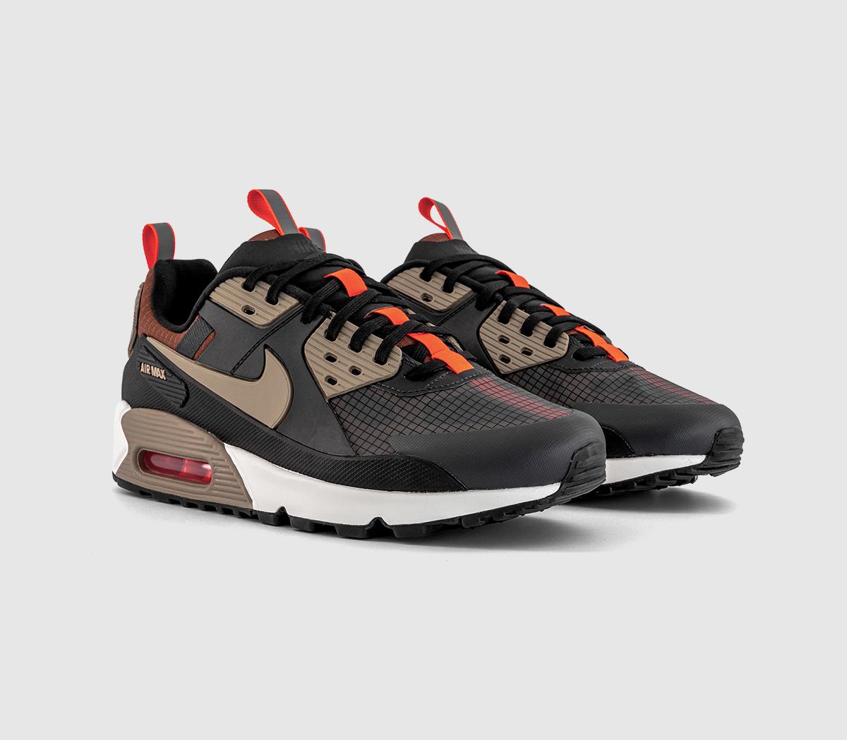 Nike Air Max 90 Drift Dark Smoke Grey Khaki Black Hyper Crimson Nike Air Max