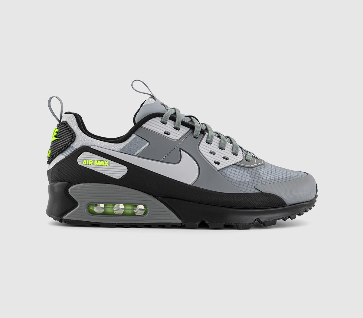 Nike Air Max 90 Drift Trainers Cool Grey Wolf Grey Volt Black