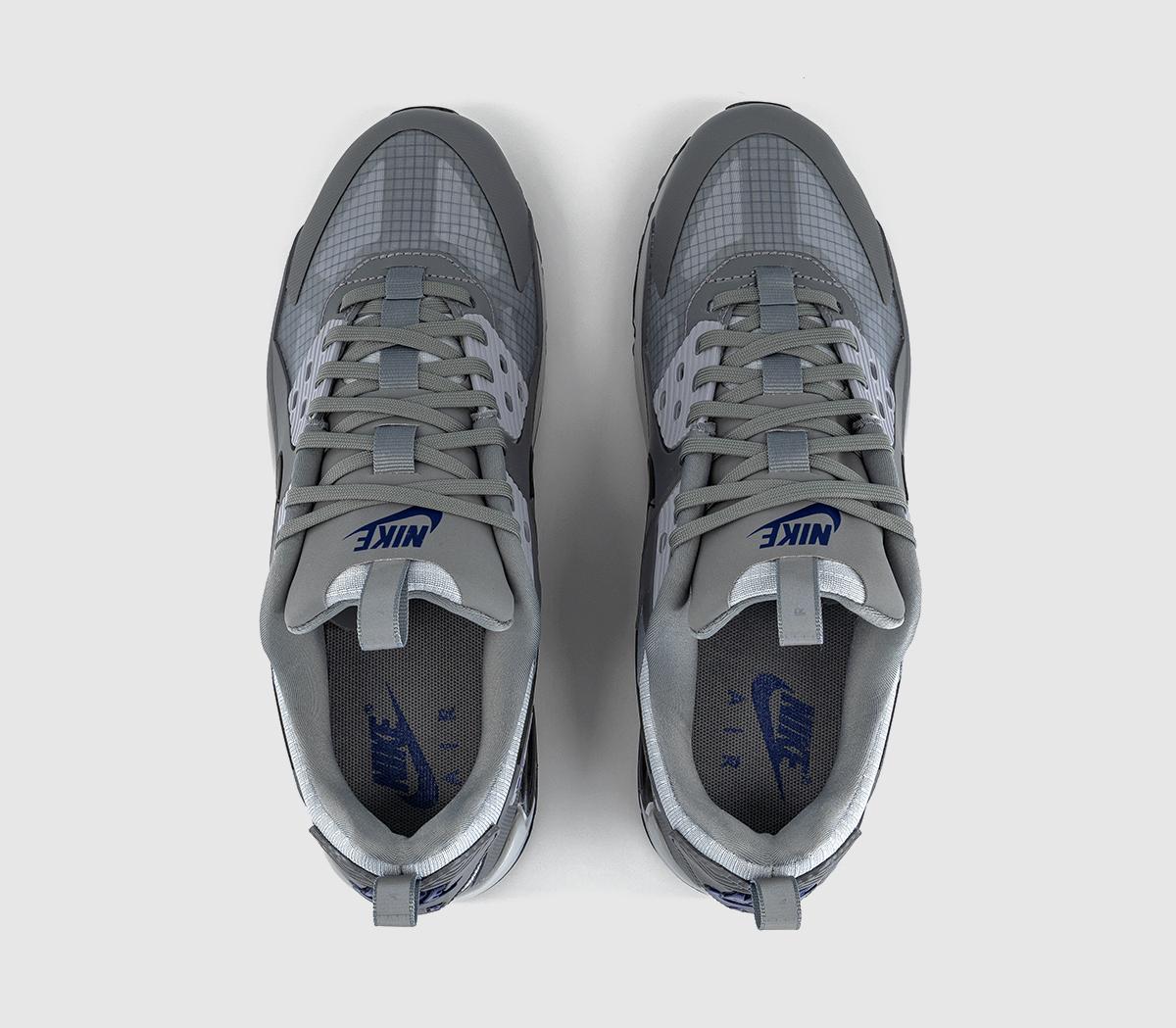 NikeAir Max 90 Drift TrainersCool Grey Wolf Grey Deep Royal Blue