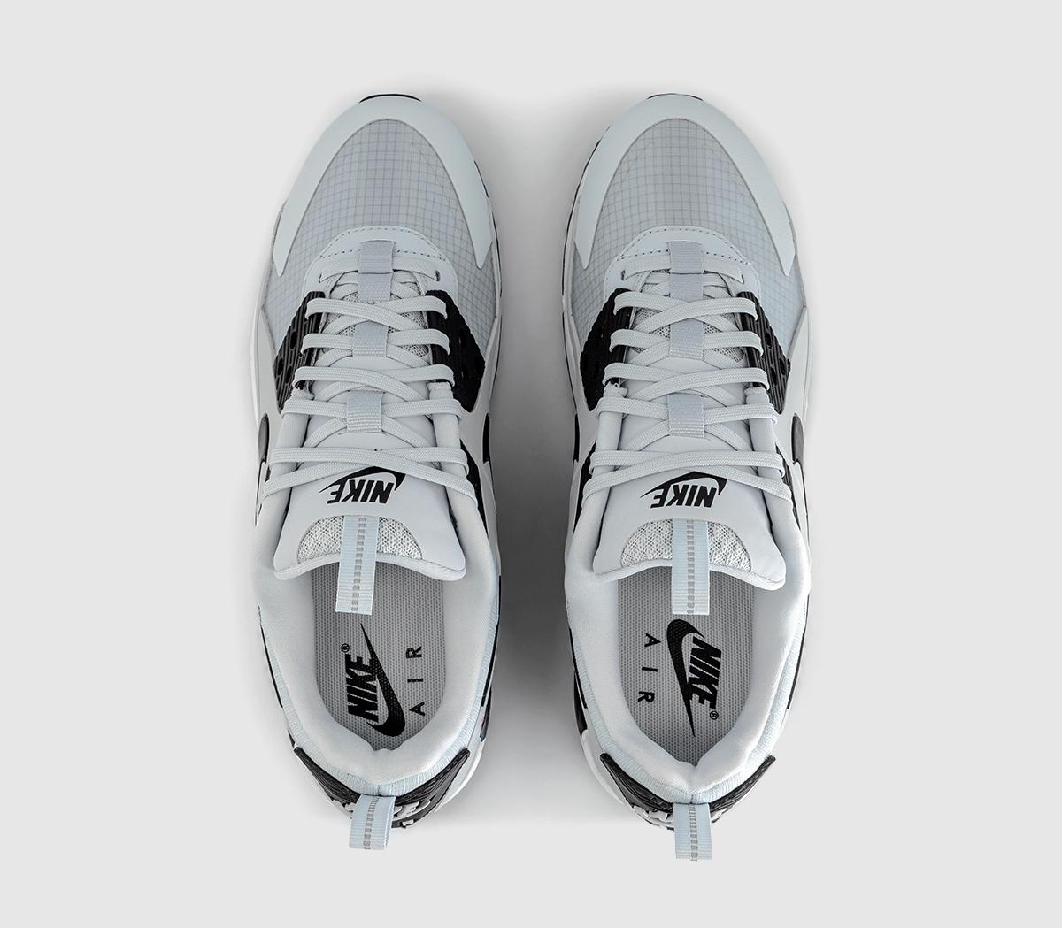 NikeAir Max 90 Drift TrainersPure Platinum Black Bright Crimson