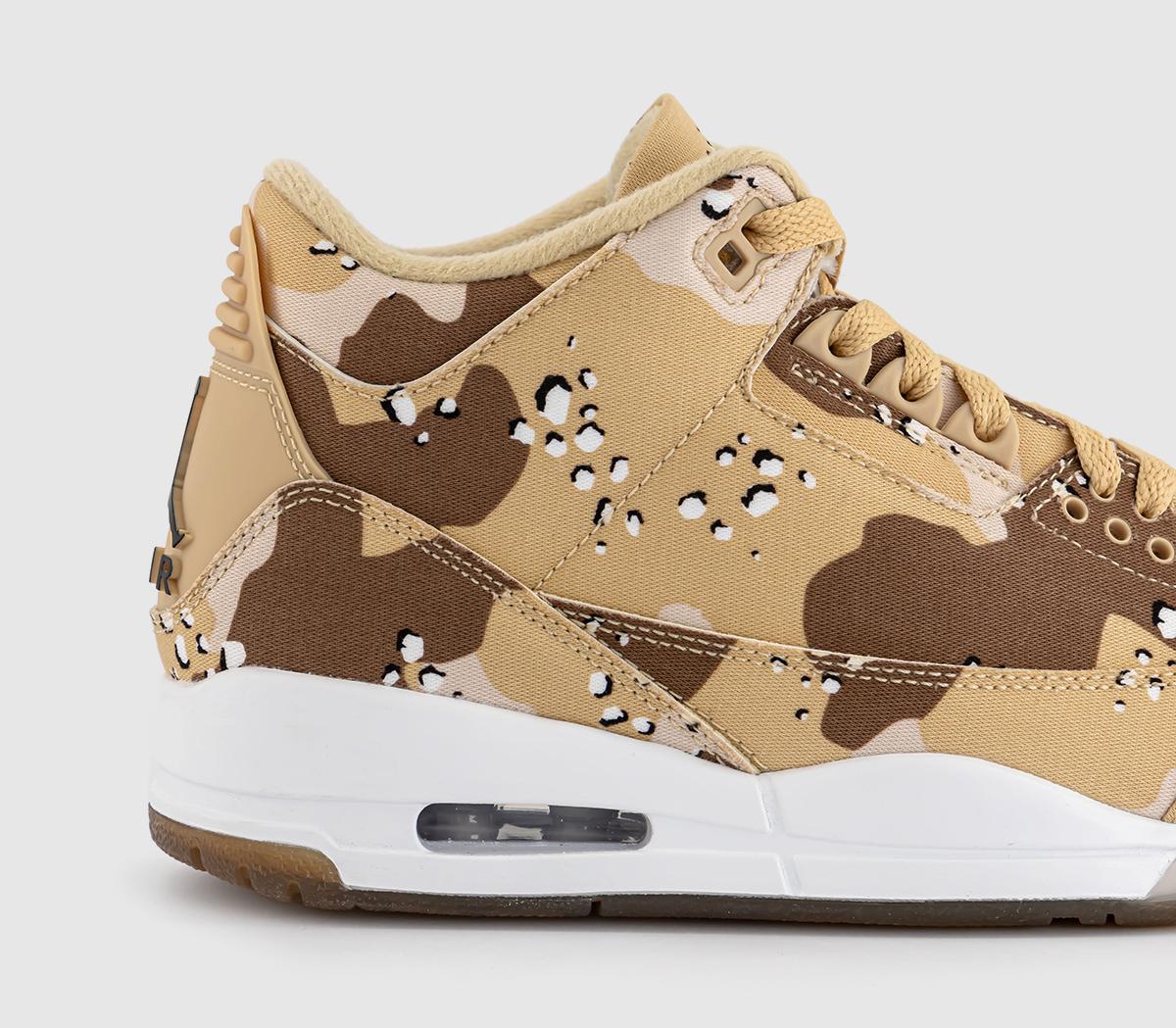JordanAir Jordan 3 RetroCamo Driftwood Sail