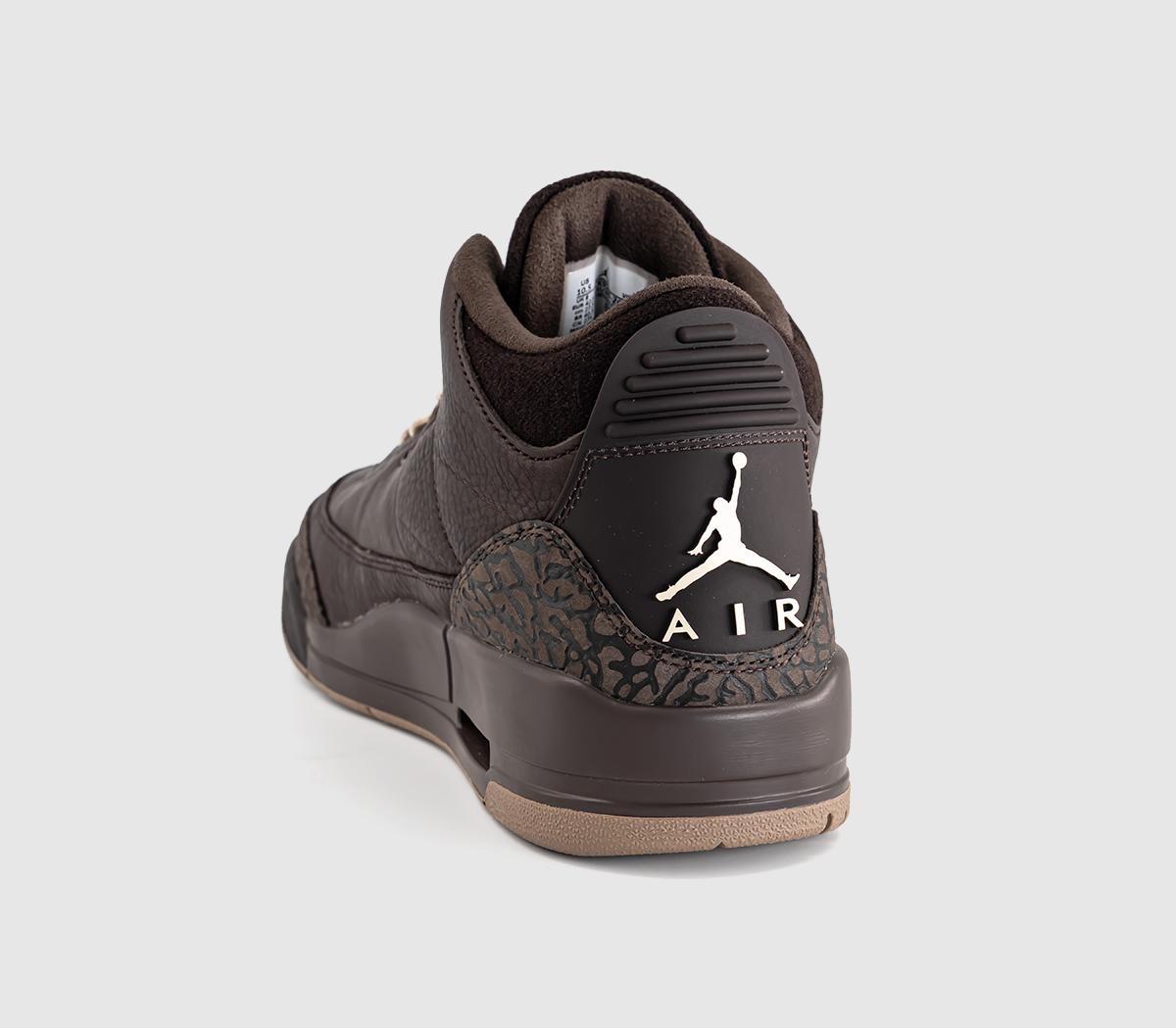 JordanAir Jordan 3 Retro TrainersVelvet Brown Pearl White Light British Tan