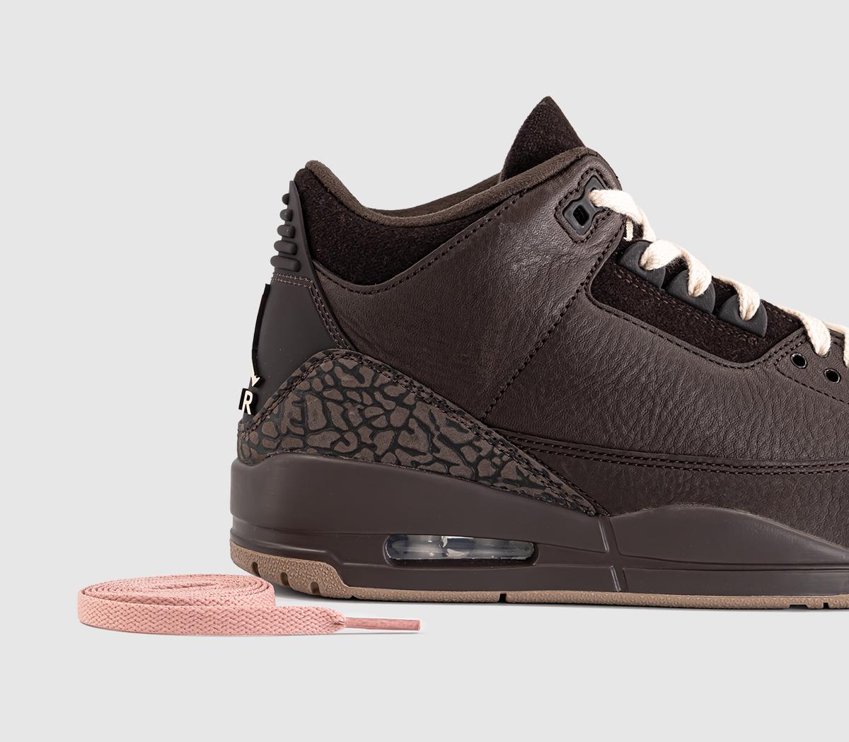 JordanAir Jordan 3 Retro TrainersVelvet Brown Pearl White Light British Tan