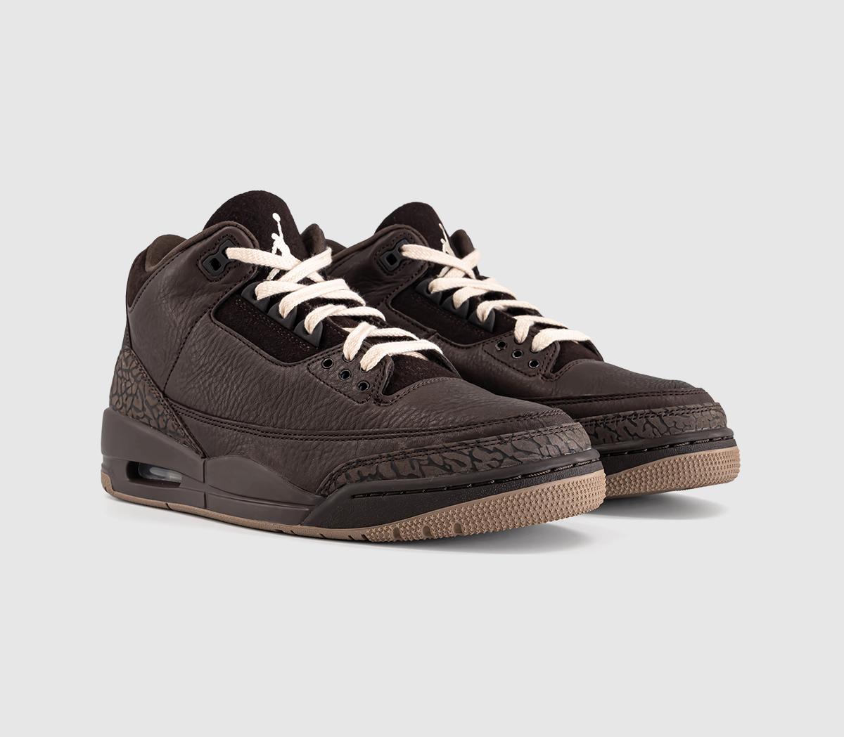 JordanAir Jordan 3 Retro TrainersVelvet Brown Pearl White Light British Tan
