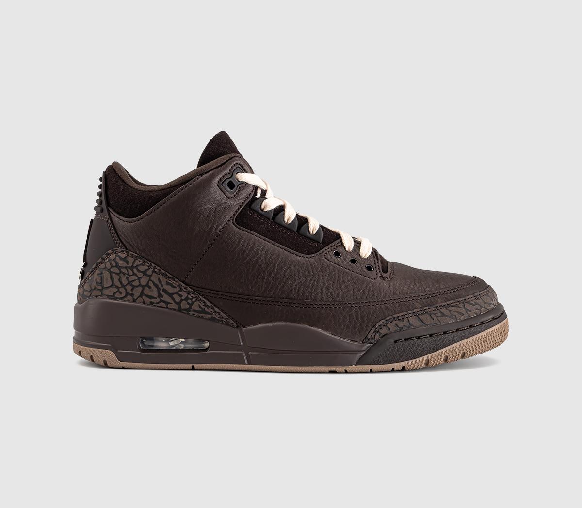 JordanAir Jordan 3 Retro TrainersVelvet Brown Pearl White Light British Tan