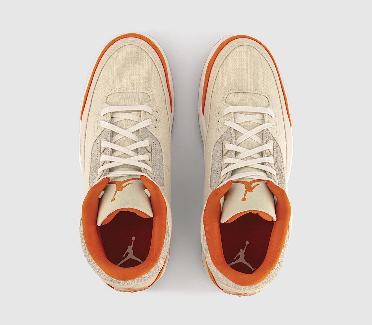 orange 3 jordans