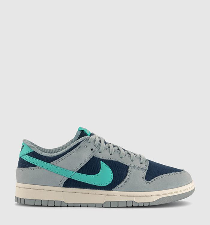 Nike Dunk Low Retro Trainers Phantom Lt Iron Oregym Redpale Ivory - Nike  Dunk