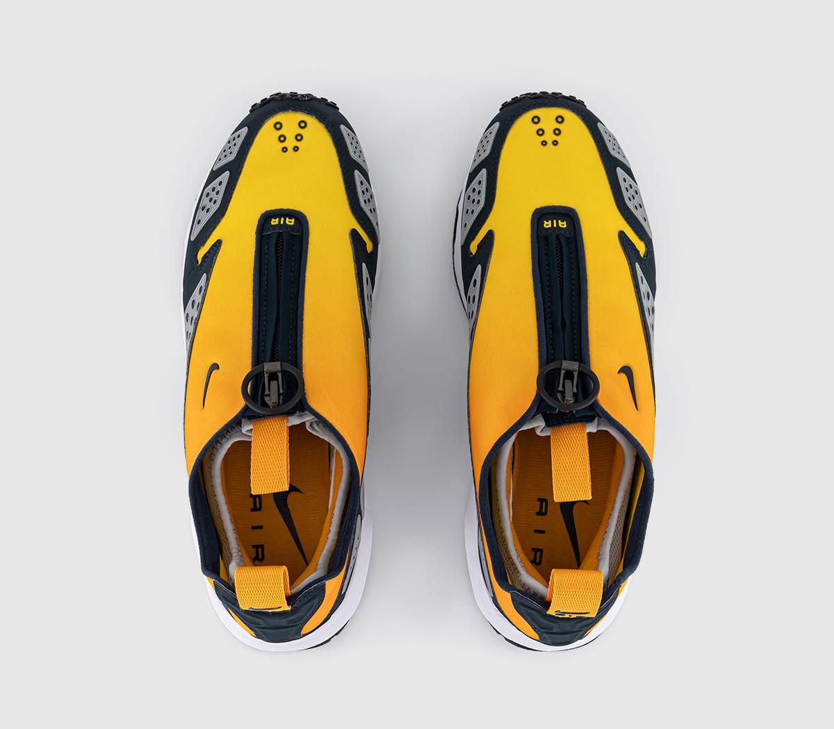 NikeAir Max SNDR TrainersCanyon Gold Deep Ocean Light Smoke Grey Speed Yell