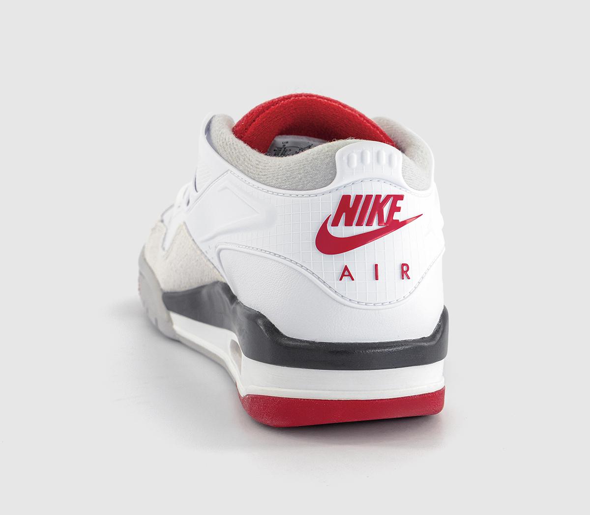 JordanAir Jordan 4 RM TrainersWhite Varsity Red Black Neutral Grey