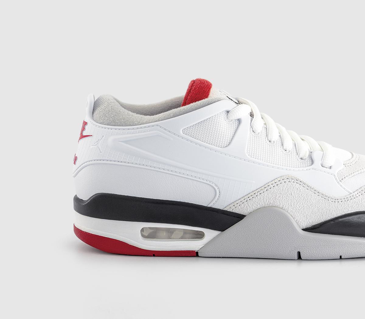 JordanAir Jordan 4 RM TrainersWhite Varsity Red Black Neutral Grey