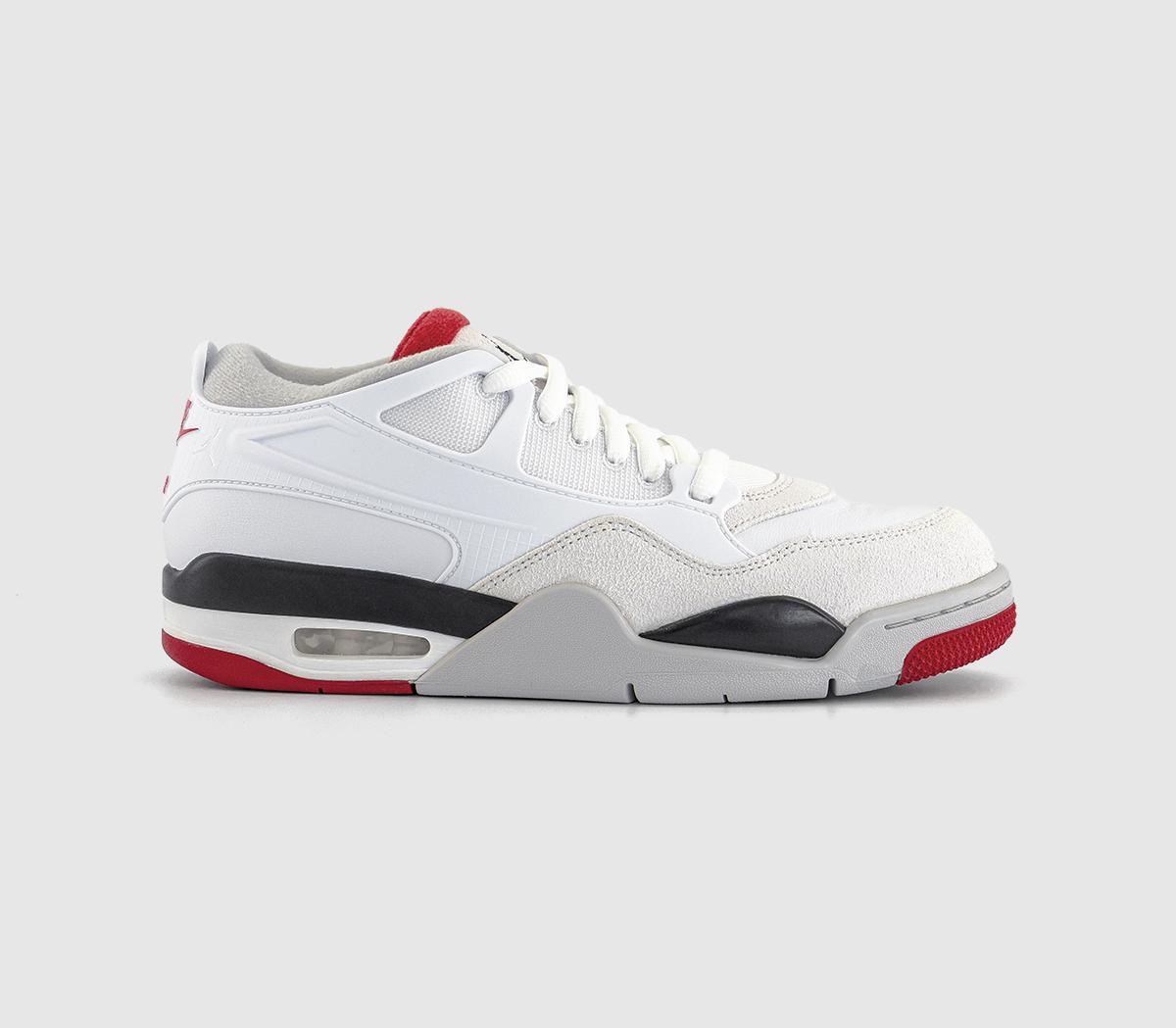 JordanAir Jordan 4 RM TrainersWhite Varsity Red Black Neutral Grey