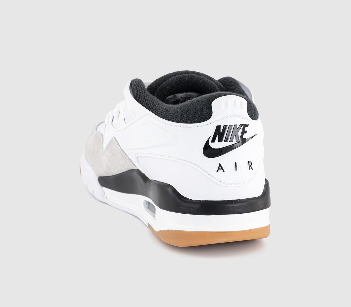 JordanAir Jordan 4 RM TrainersWhite Black Neutral Grey Gum Med Brown