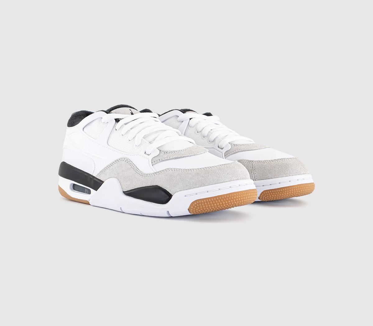 JordanAir Jordan 4 RM TrainersWhite Black Neutral Grey Gum Med Brown