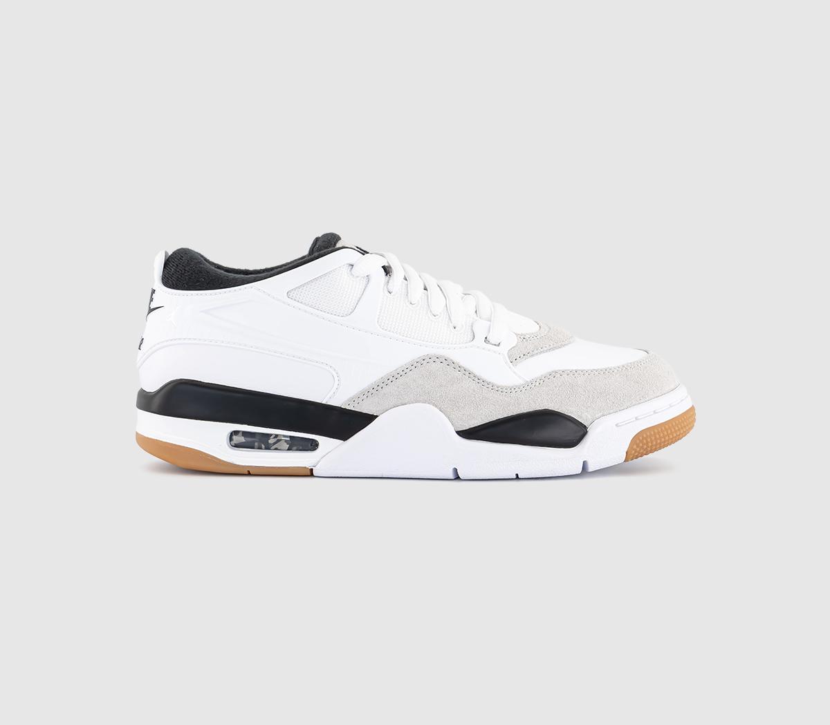 JordanAir Jordan 4 RM TrainersWhite Black Neutral Grey Gum Med Brown