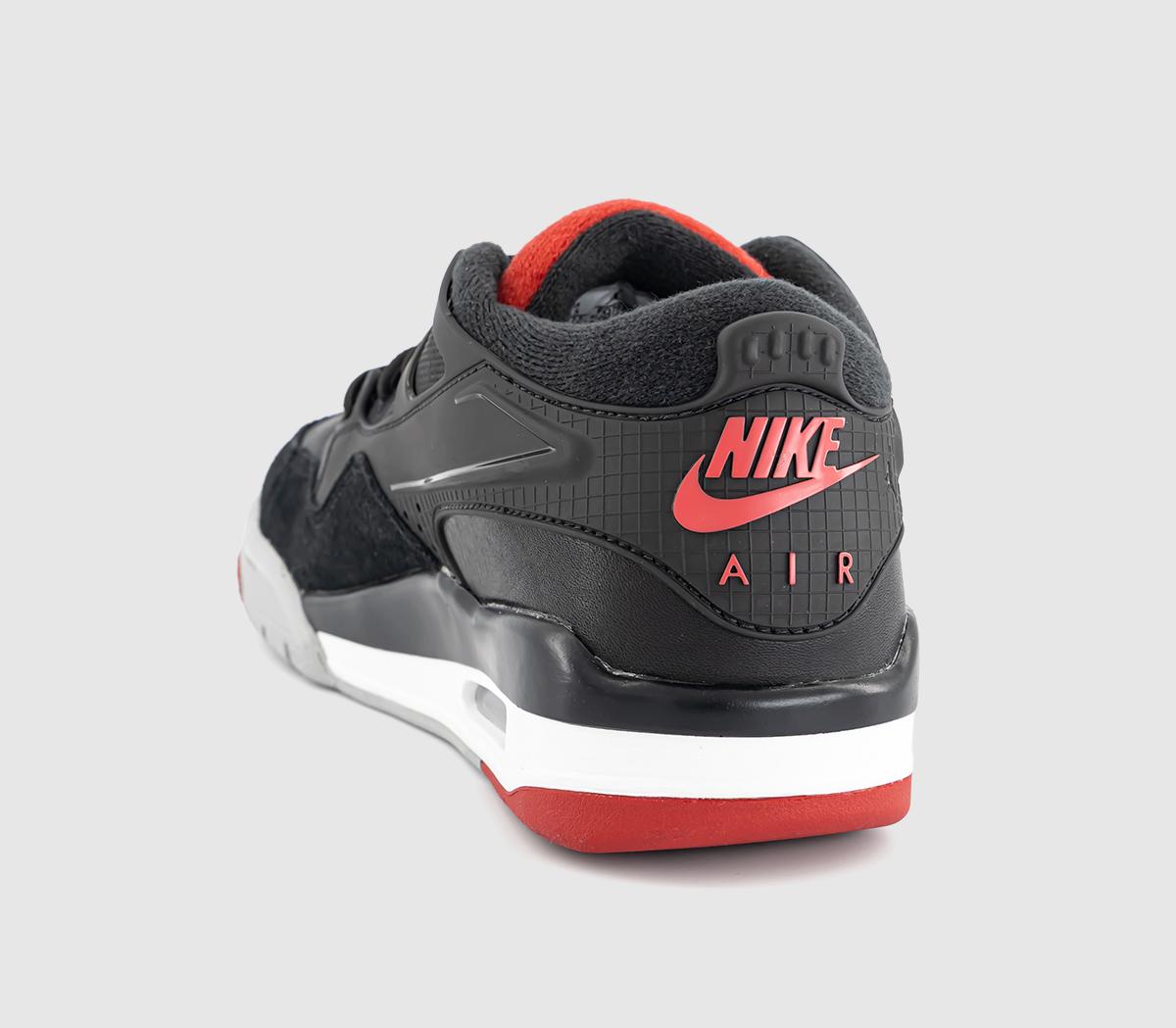 JordanAir Jordan 4 RM TrainersBlack Varsity Red Wolf Grey White