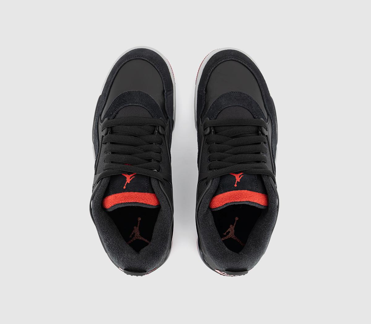 JordanAir Jordan 4 RM TrainersBlack Varsity Red Wolf Grey White