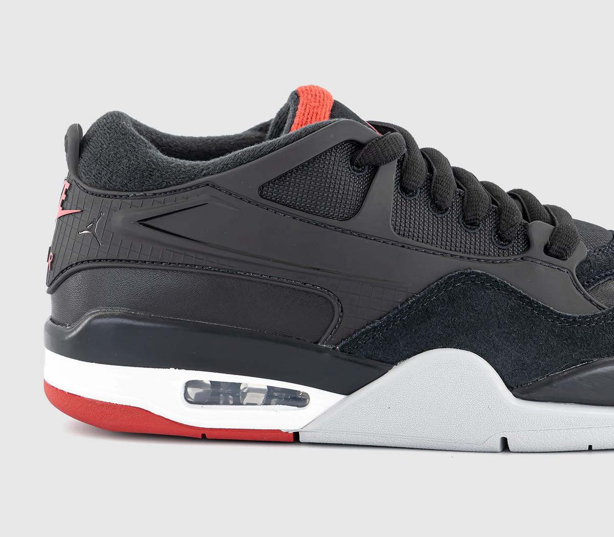JordanAir Jordan 4 RM TrainersBlack Varsity Red Wolf Grey White