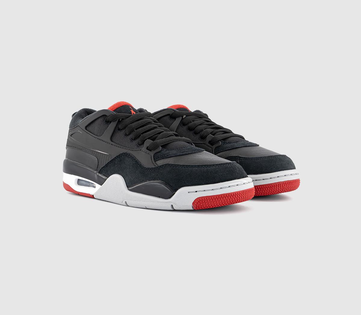 JordanAir Jordan 4 RM TrainersBlack Varsity Red Wolf Grey White