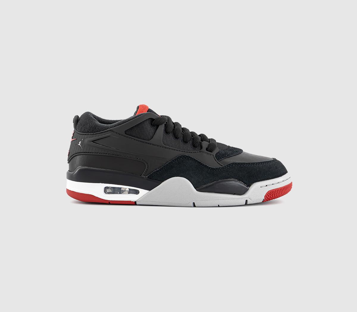 JordanAir Jordan 4 RM TrainersBlack Varsity Red Wolf Grey White