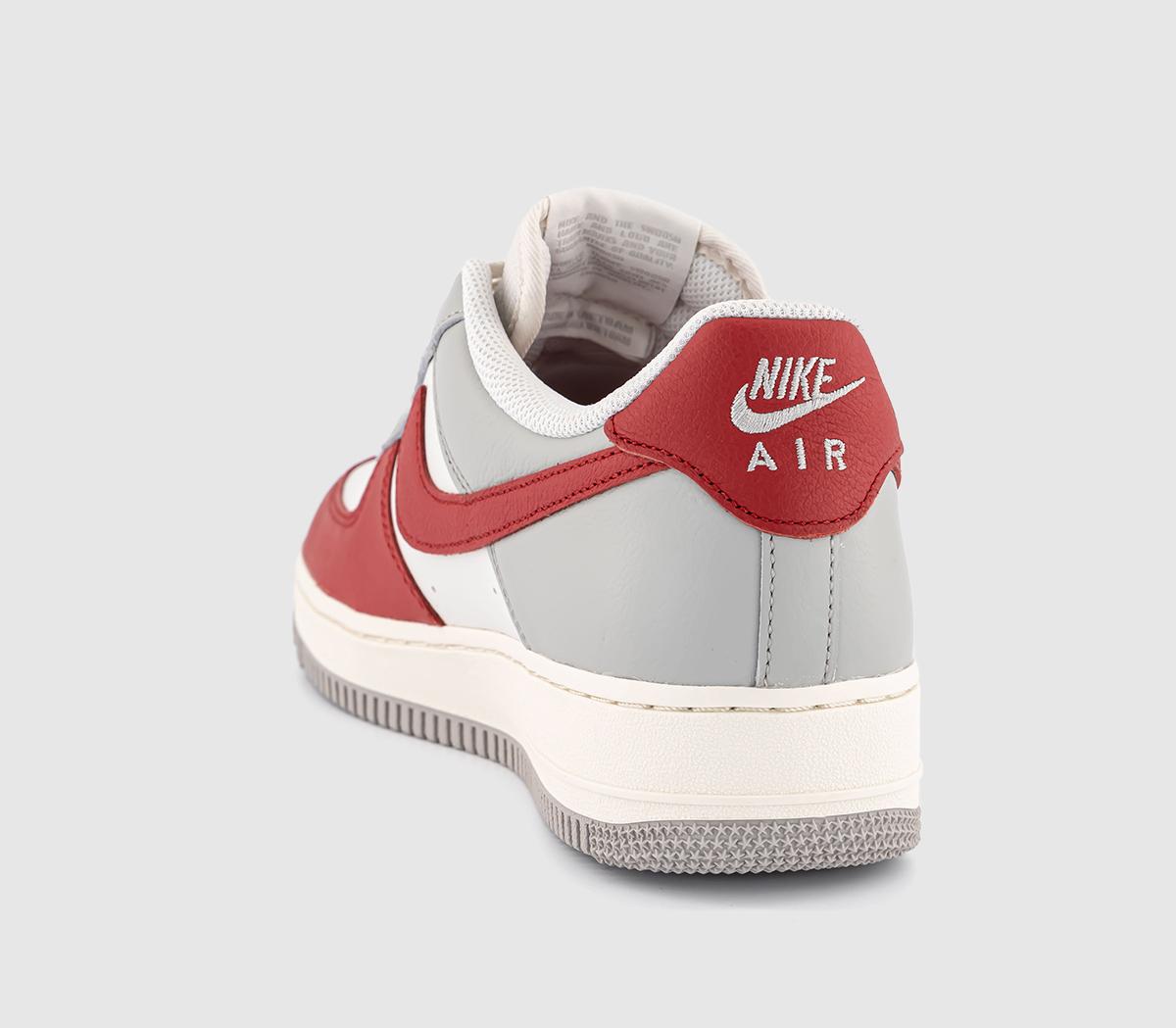NikeNike Air Force 1 '07 LV8 TrainersLt Iron Oregym Redpale Ivoryphantom