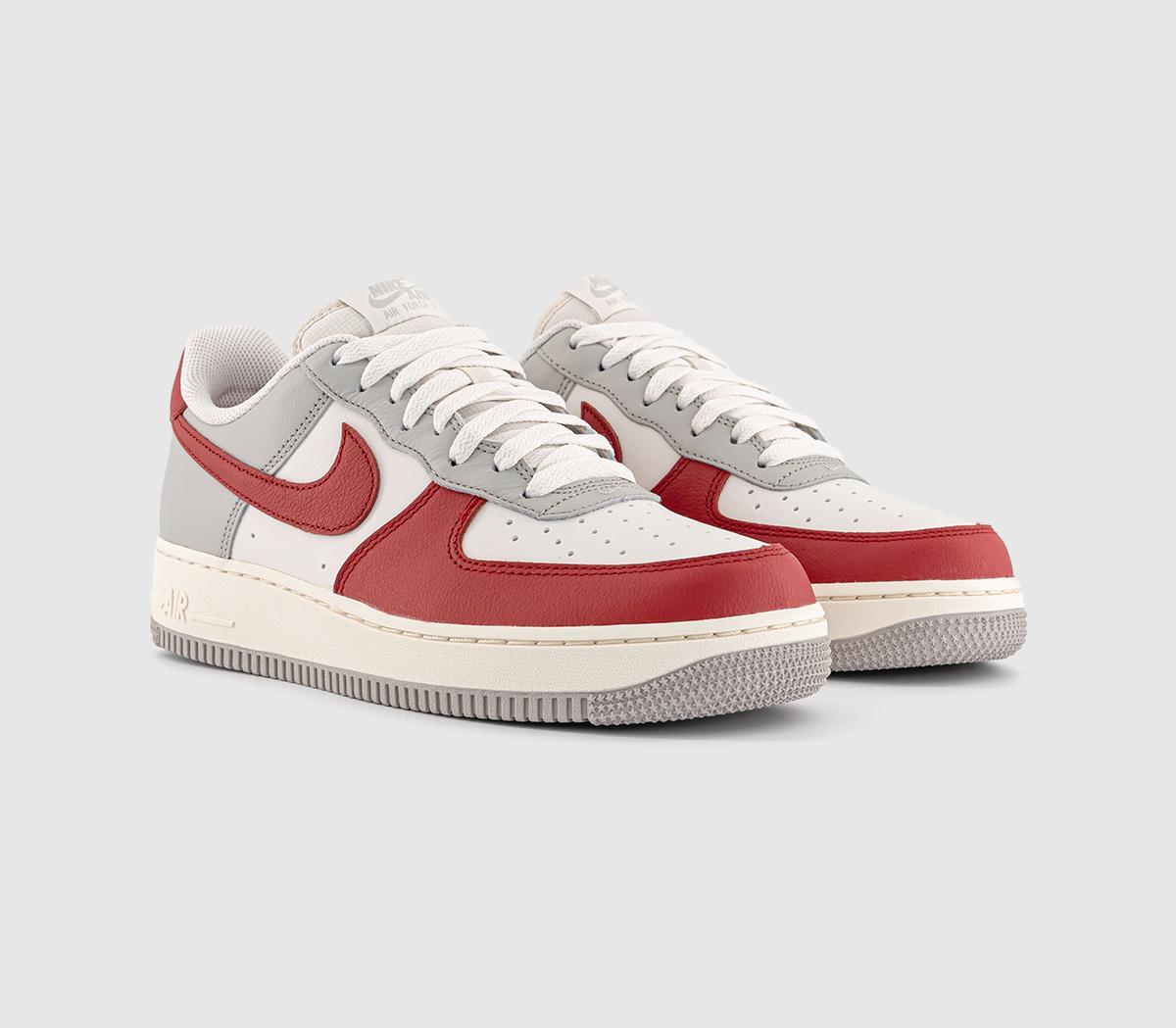 NikeNike Air Force 1 '07 LV8 TrainersLt Iron Oregym Redpale Ivoryphantom
