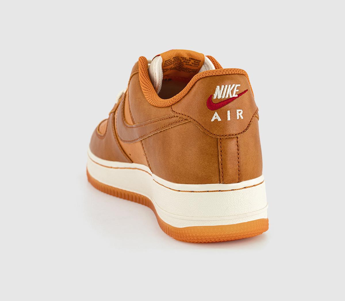 NikeNike Air Force 1 '07 LV8 TrainersSunset Russet Cacao  Wow Coconut Milk Univ Red Met