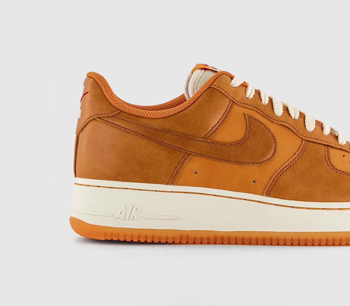 NikeNike Air Force 1 '07 LV8 TrainersSunset Russet Cacao  Wow Coconut Milk Univ Red Met