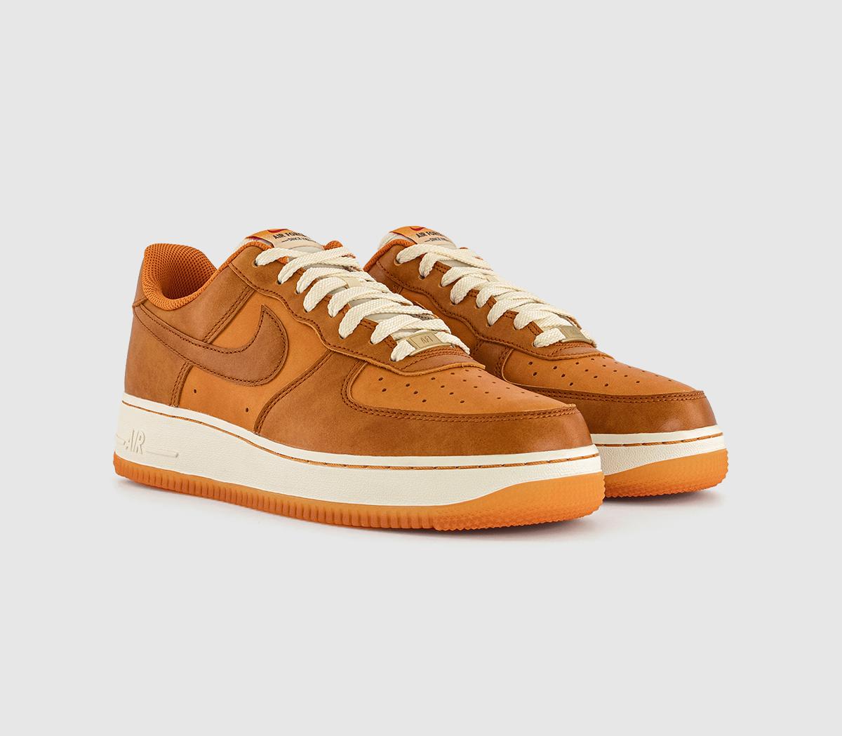 NikeNike Air Force 1 '07 LV8 TrainersSunset Russet Cacao  Wow Coconut Milk Univ Red Met