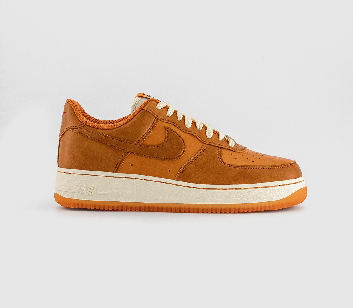 Orange air force 1 07 lv8 trainers on sale