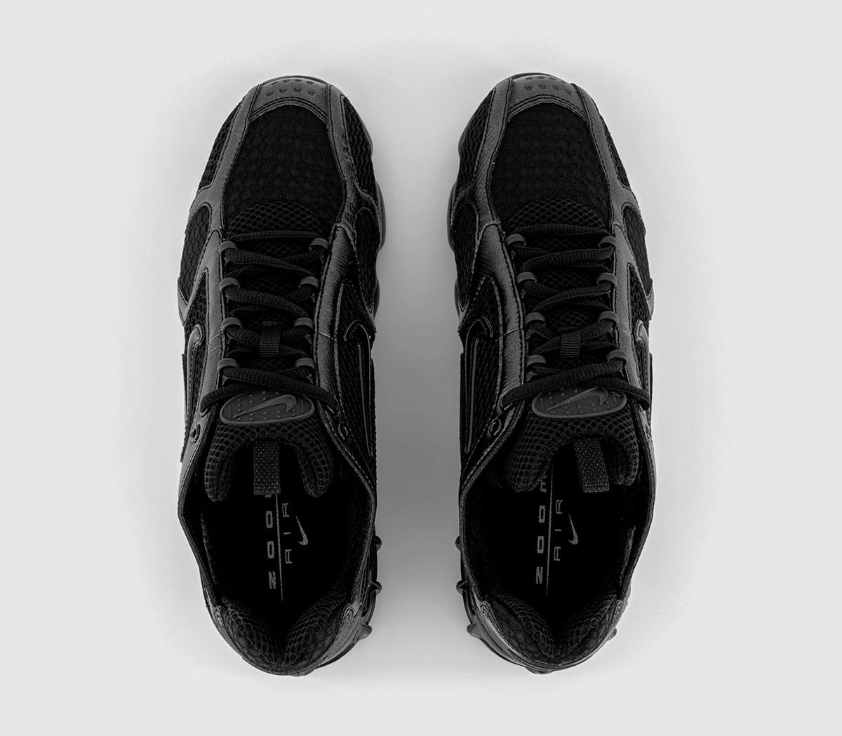 NikeAir Zoom Spiridon Cage 2T Trainers NikeAir Zoom Spiridon Cage 2T TrainersBlack Black Anthracite Smoke Grey