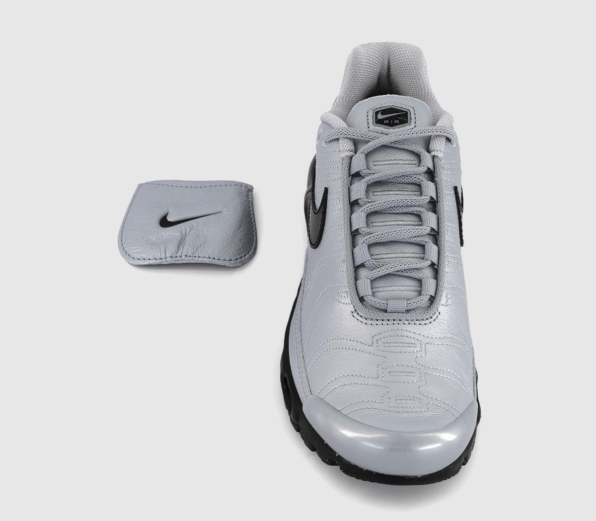 Nike Nike Air Max Plus TNPO Trainers Wolf Grey Black Metallic