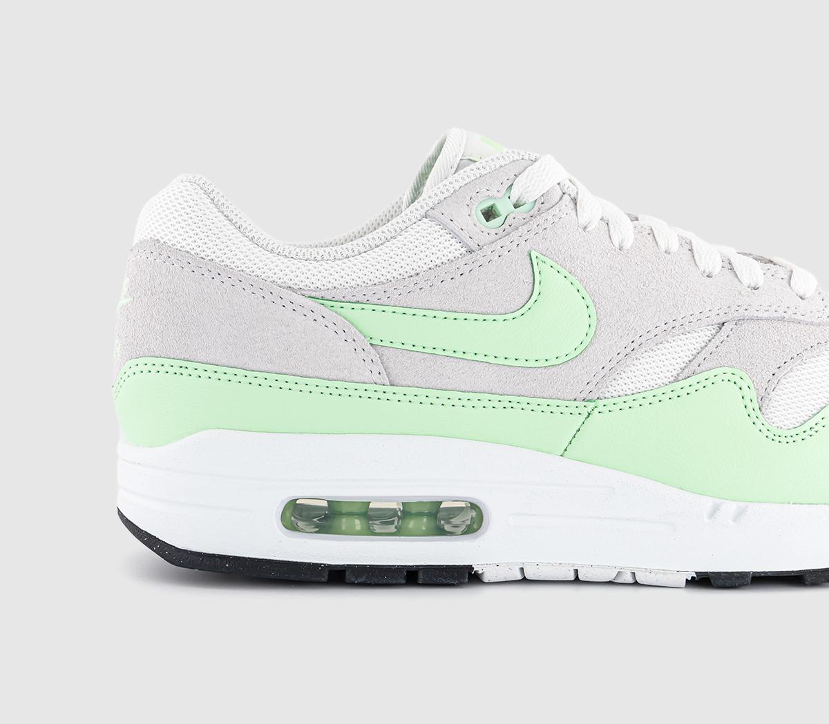 NikeAir Max 1 Premium TrainersSummit White Vapor Green Photon Dust