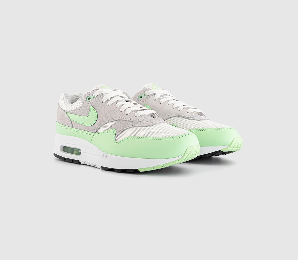 NikeAir Max 1 Premium TrainersSummit White Vapor Green Photon Dust