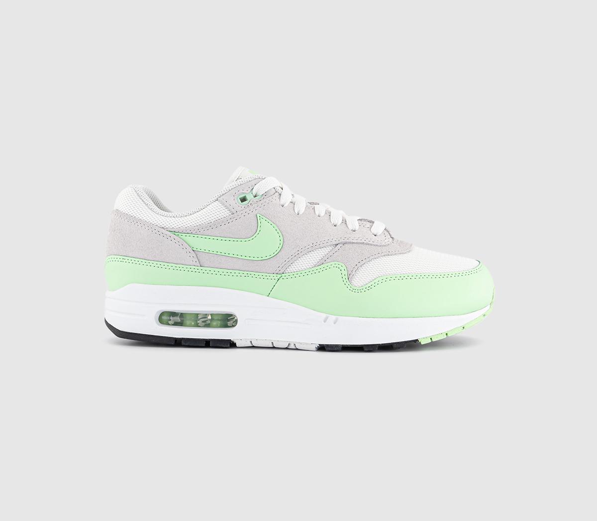 NikeAir Max 1 Premium TrainersSummit White Vapor Green Photon Dust