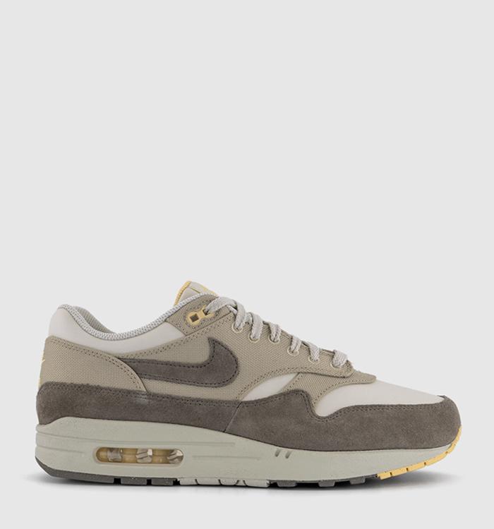 Nike Air Max 1 Premium Trainers Light Bone Cave Stone Chamois