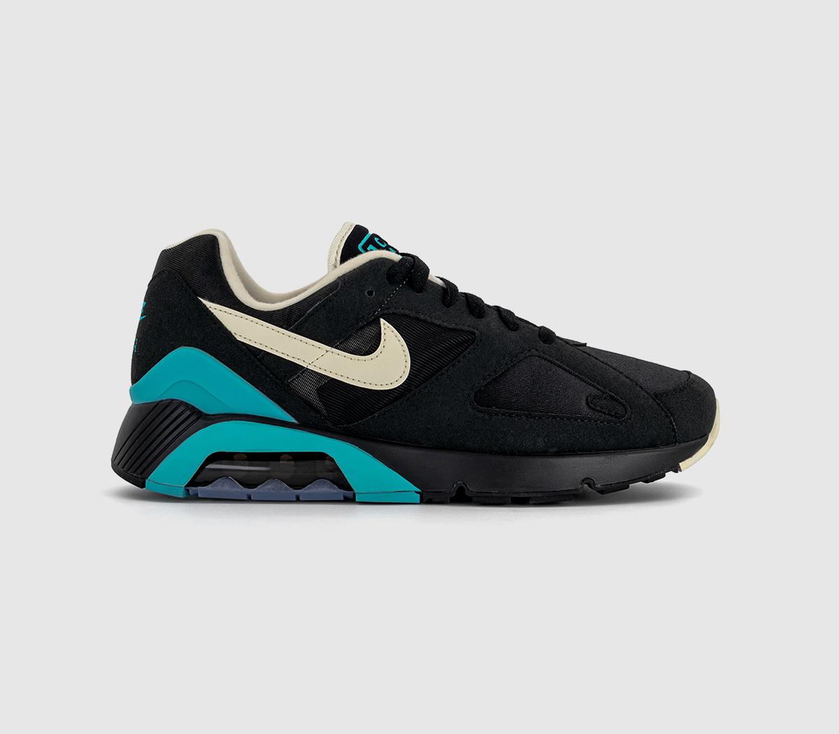 Nike Mens Air 180 Trainers Black Alabaster Dusty Cactus, 10.5