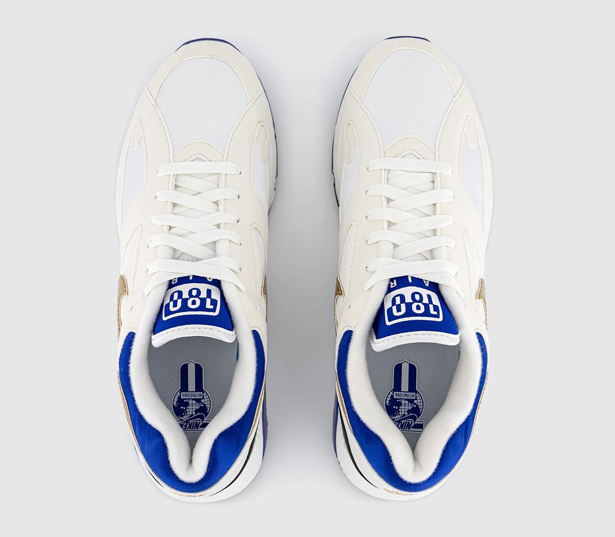 NikeAir 180Summit White Metallic Gold